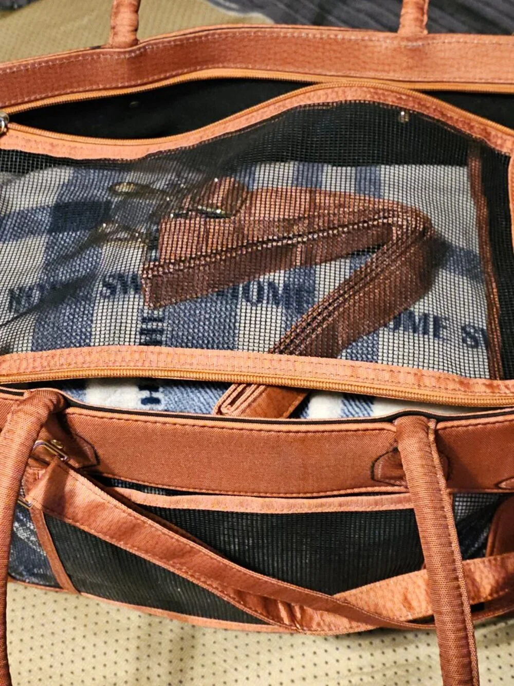 Luxury Airline-Approved Pet Carrier – Like New – Designer Handbag Style